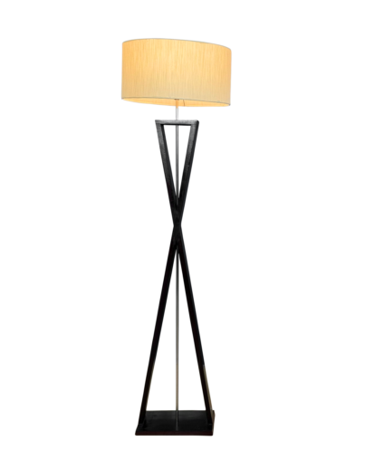 wooden floor lamp