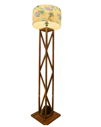 wooden floor lamp