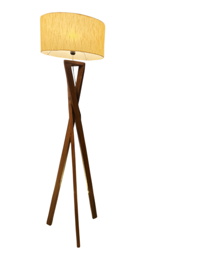 wooden floor lamp