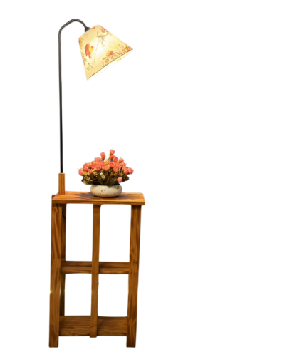 wooden floor stand lamp