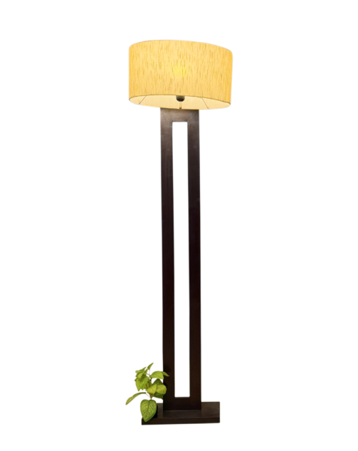 wooden floor lamp