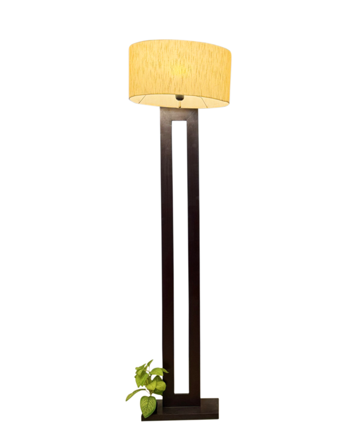 wooden floor lamp