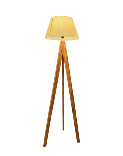 wooden floor lamp