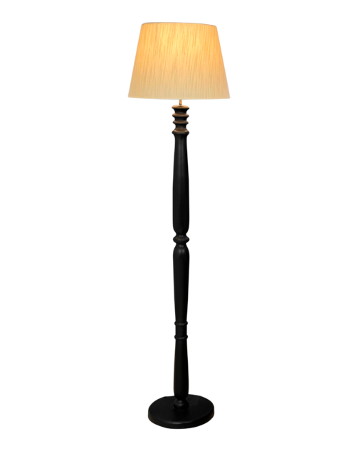 wooden floor lamp