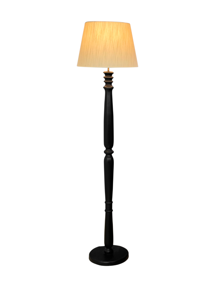 wooden floor lamp